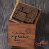 Alphabet Stamp Vintage - Lowercase