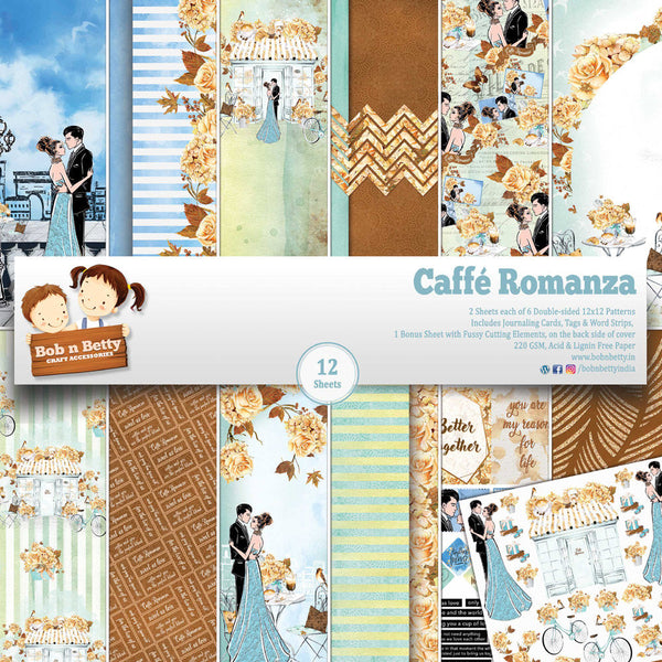 Cafe Romanza 12" x 12" Paper Pad
