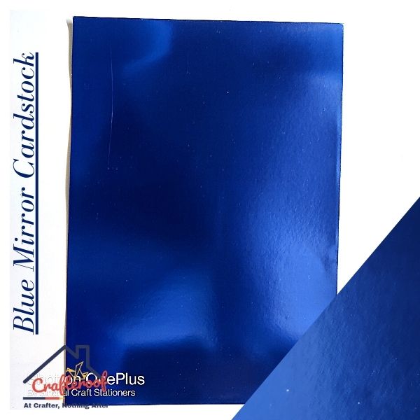 Blue Mirror Cardstock 12*18 inch - 10Sheets