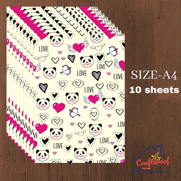 Panda - A4 Designer Sheet