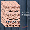 Mustache - A4 Designer Sheet