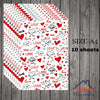 Love Arrow - A4 Designer Sheet