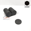 25mm Black Magnets -20pc