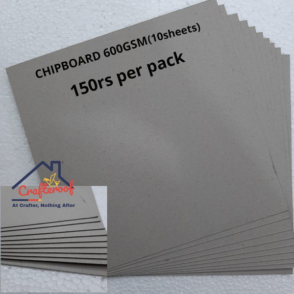 Chipboard 600 GSM - 12x12 inch