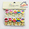 Cakes Wooden Clips