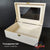 Transparent Lid Trunk Box - Cream