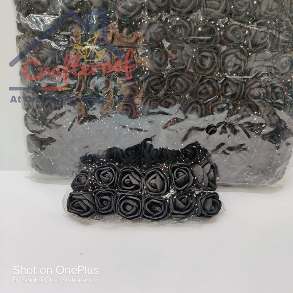 Black Foam Flower
