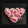 Rose Pink Fabric Rose - 10pcs/pack