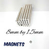 8mm Magnet - 100 pcs