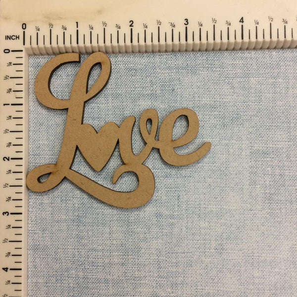 Love - MDF Cutout