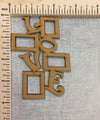Love - MDF Cutout