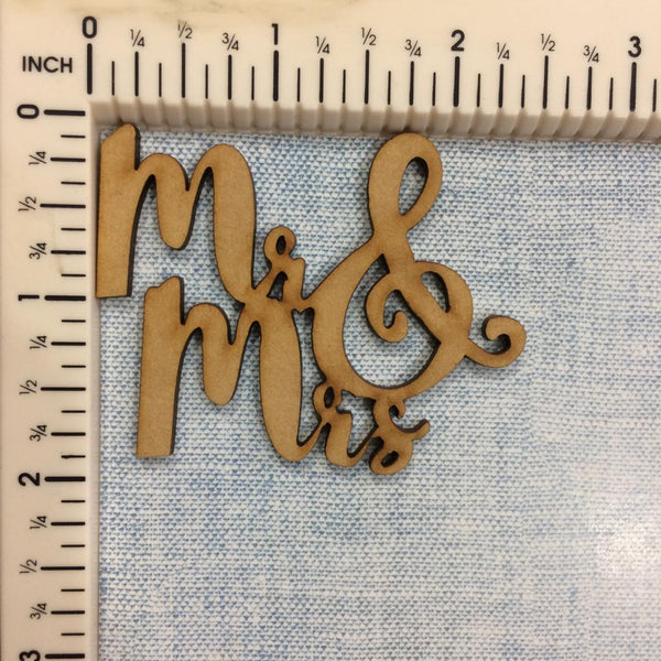 Mr. & Mrs. - MDF Cutout