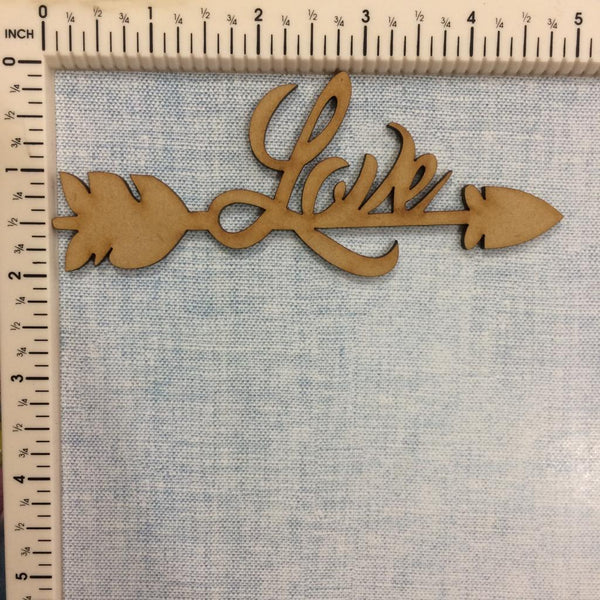 Love Arrow - MDF Cutout