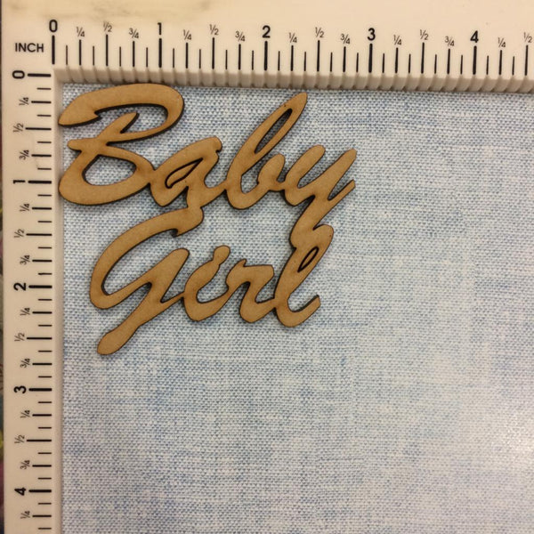 Baby Girl - MDF Cutout