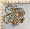 Lovin You Is So Easy - MDF Cutout