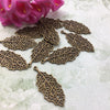 Leaf Metal Charm #1