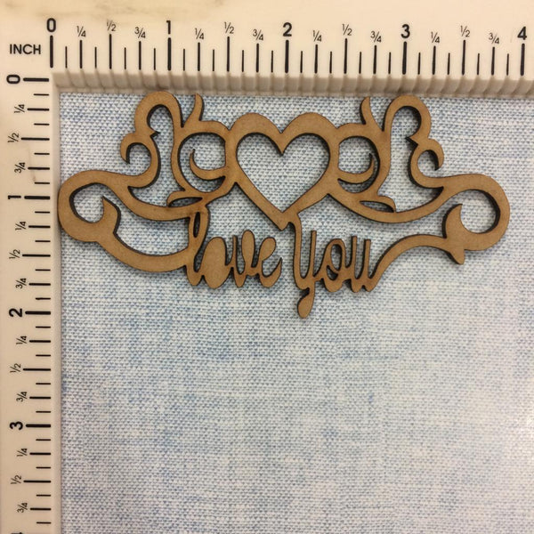 Love you #2 - MDF Cutout