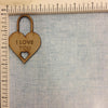 I Love You Lock - MDF Cutout