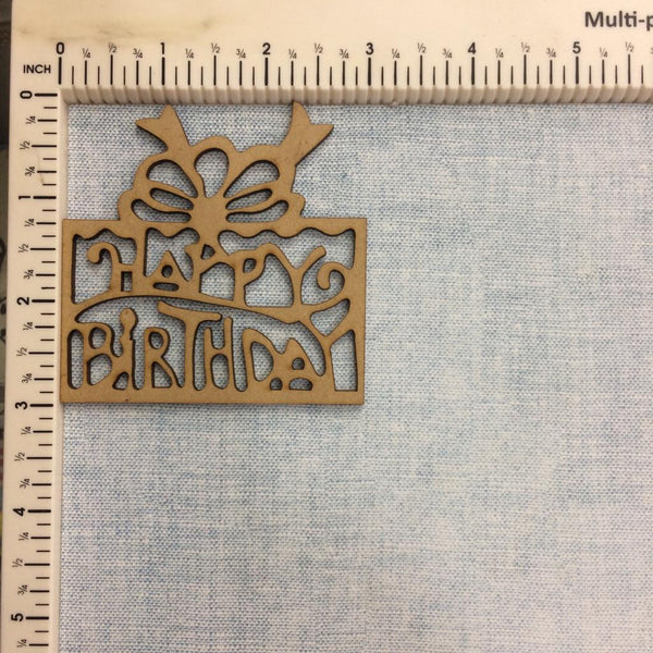 Happy Birthday#3 - MDF Cutout