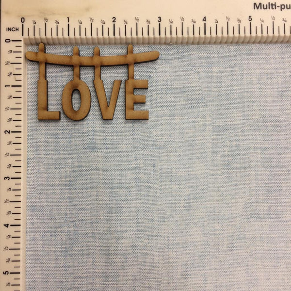 Love#4- MDF Cutout