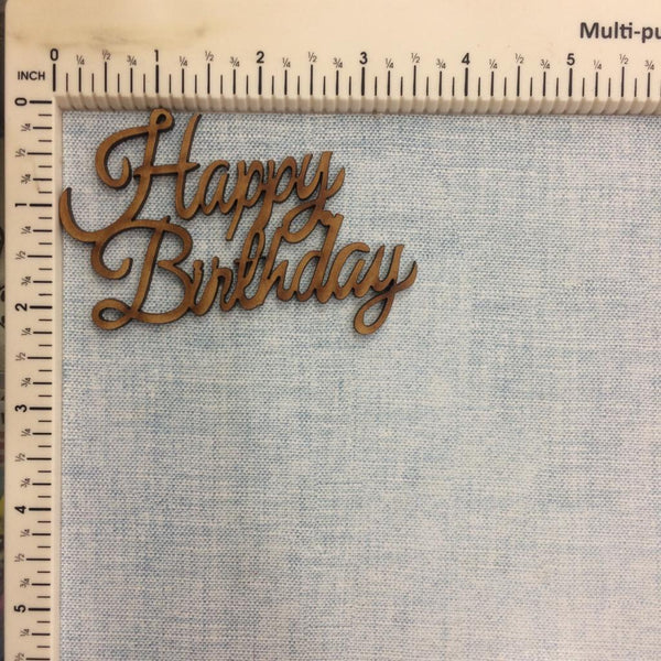 Happy Birthday#6 - MDF Cutout