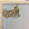 Happy Birthday#9 - MDF Cutout