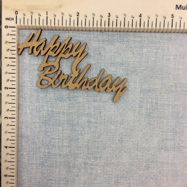 Happy Birthday#8 - MDF Cutout