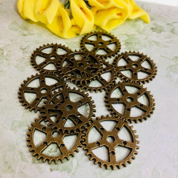 Gear Metal Charm