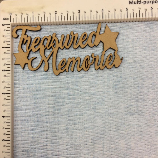 Treasured Memories - MDF Cutout