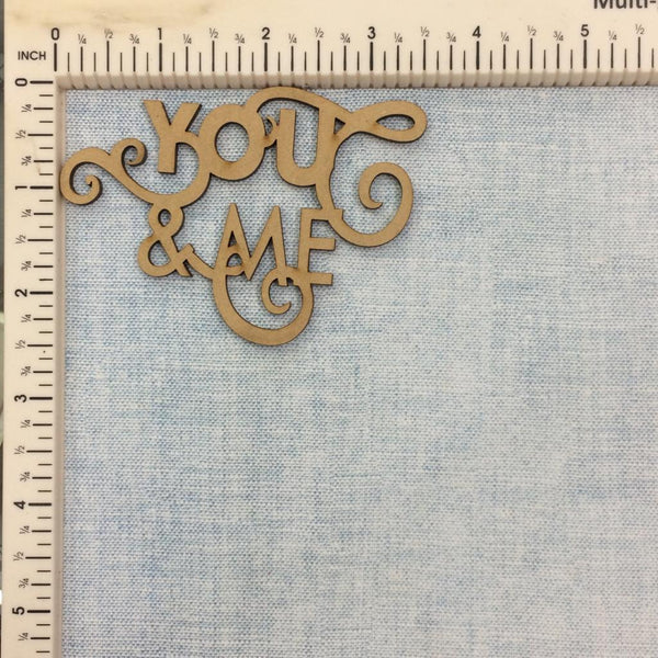 You & Me - MDF Cutout