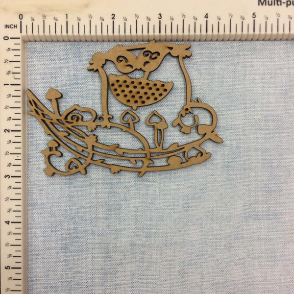 Couple birds love- MDF Cutout