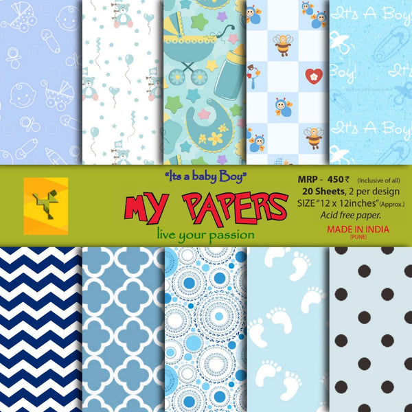 Its A Baby Boy - 12*12 Paperpack