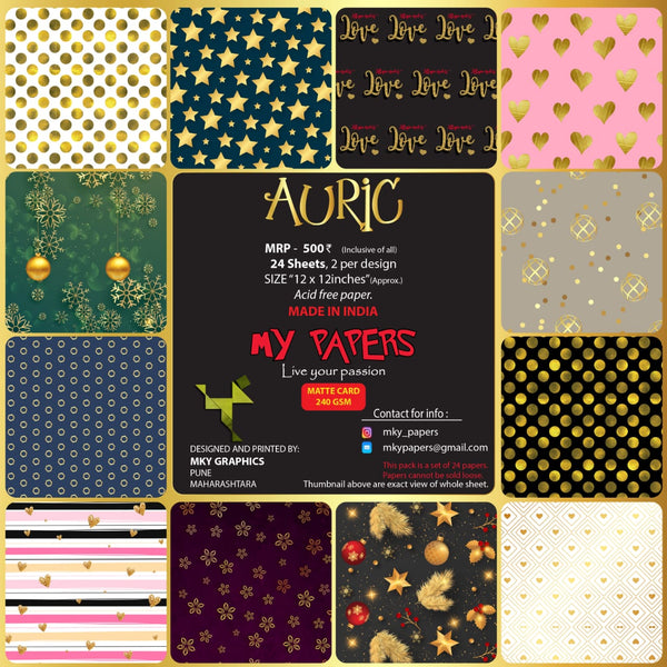 Auric -12*12 Paperpack