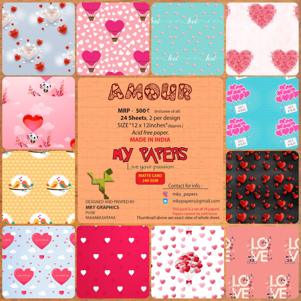 Amour - 12*12 Paperpack