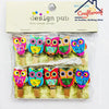 Owl Wooden Clips