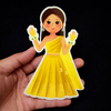 Wedding Girl Haldi #8 - Printed Cutout