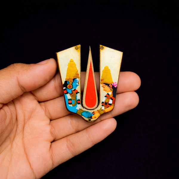 Vishnu & Lakshmi Venkateshwara - Printed Cutout