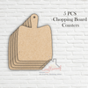 Chopping Board Coaster - 5pc/pack