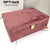 Coffee reddish velvet trunk box -10*7 inch