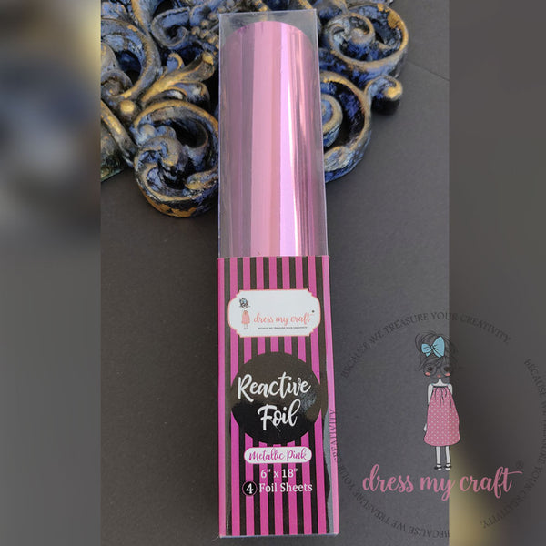 Pink - Reactive Foil Sheets (6"x18")