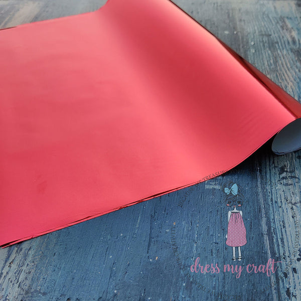 Christmas Red - Reactive Foil Sheets (12"x18")