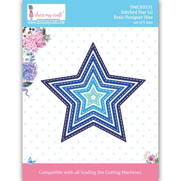 Stitched Star LG - Basic Designer Dies