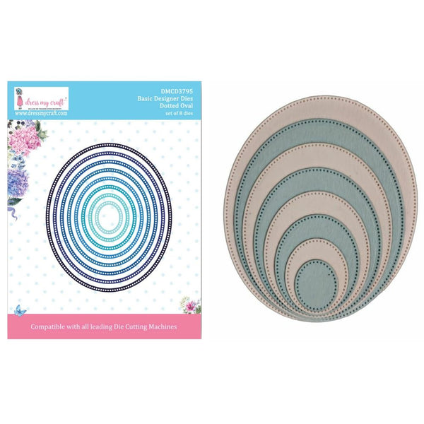 Dotted Oval - Basic Designer Die