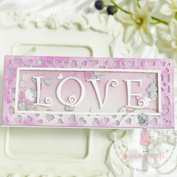 Heart Slimline Die