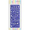Sentiments Slimline Die