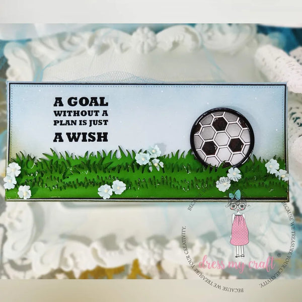 Grass Borders & Frog - Border Die