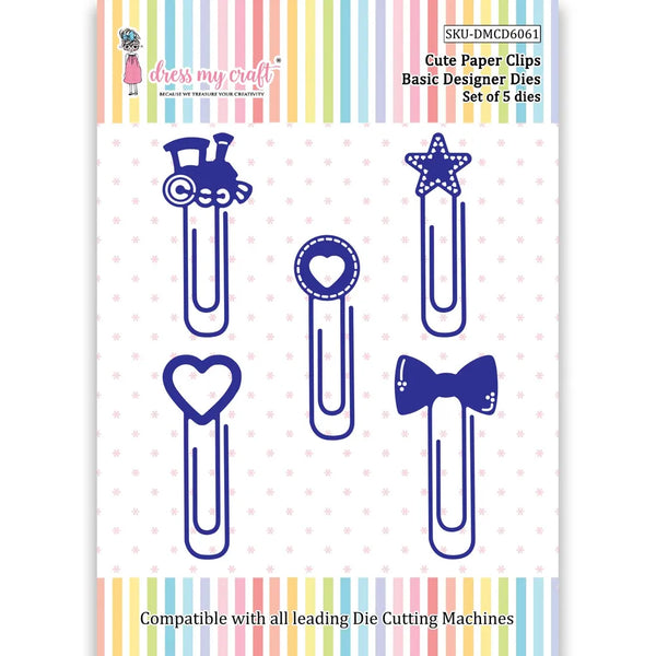 Cute Paper Clips - Basic Designer Dies