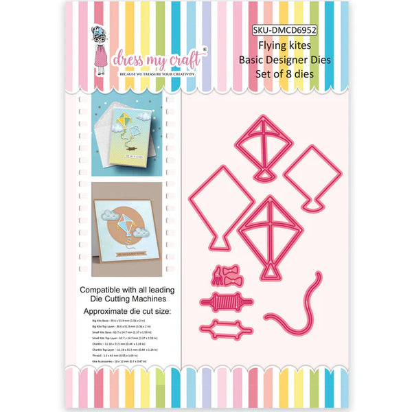 Flying kites - Basic Designer Dies