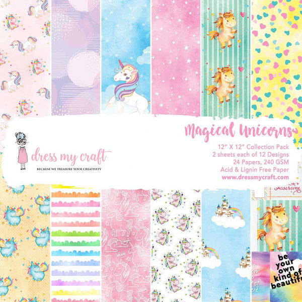 Magical Unicorn - 12" X 12" Paper Pad