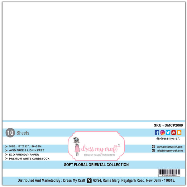 Soft Floral Oriental Collection - 120 GSM